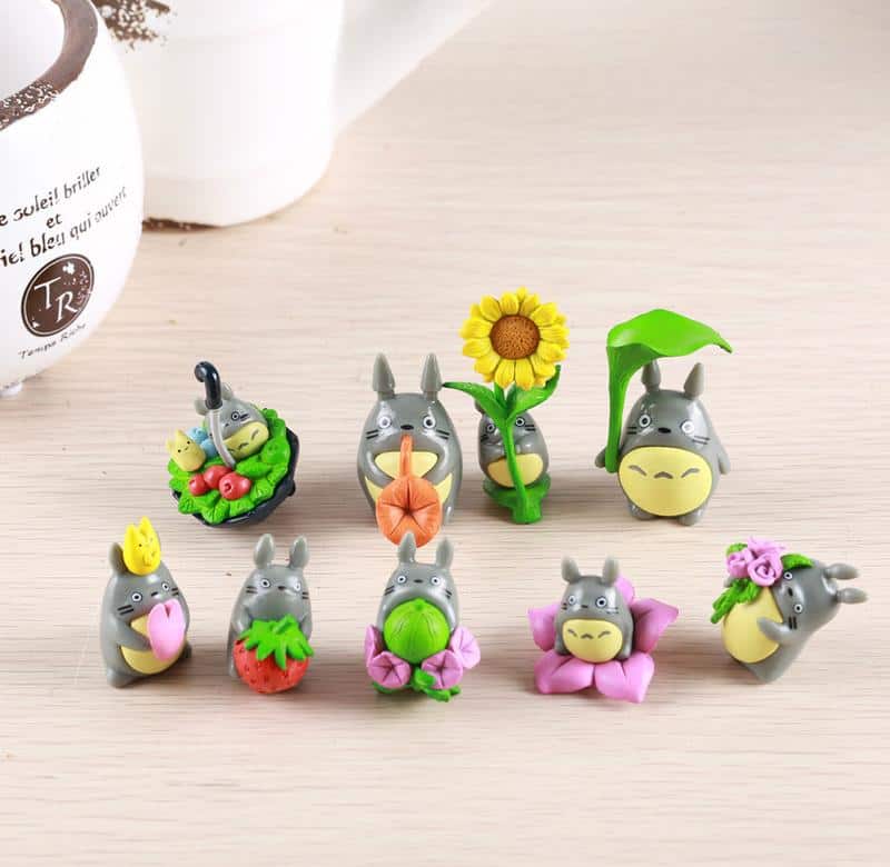 9pcs lot My neighbor Totoro figure gifts doll resin miniature figurines Toys 5cm PVC | Ecoponics Singapore | March, 2024