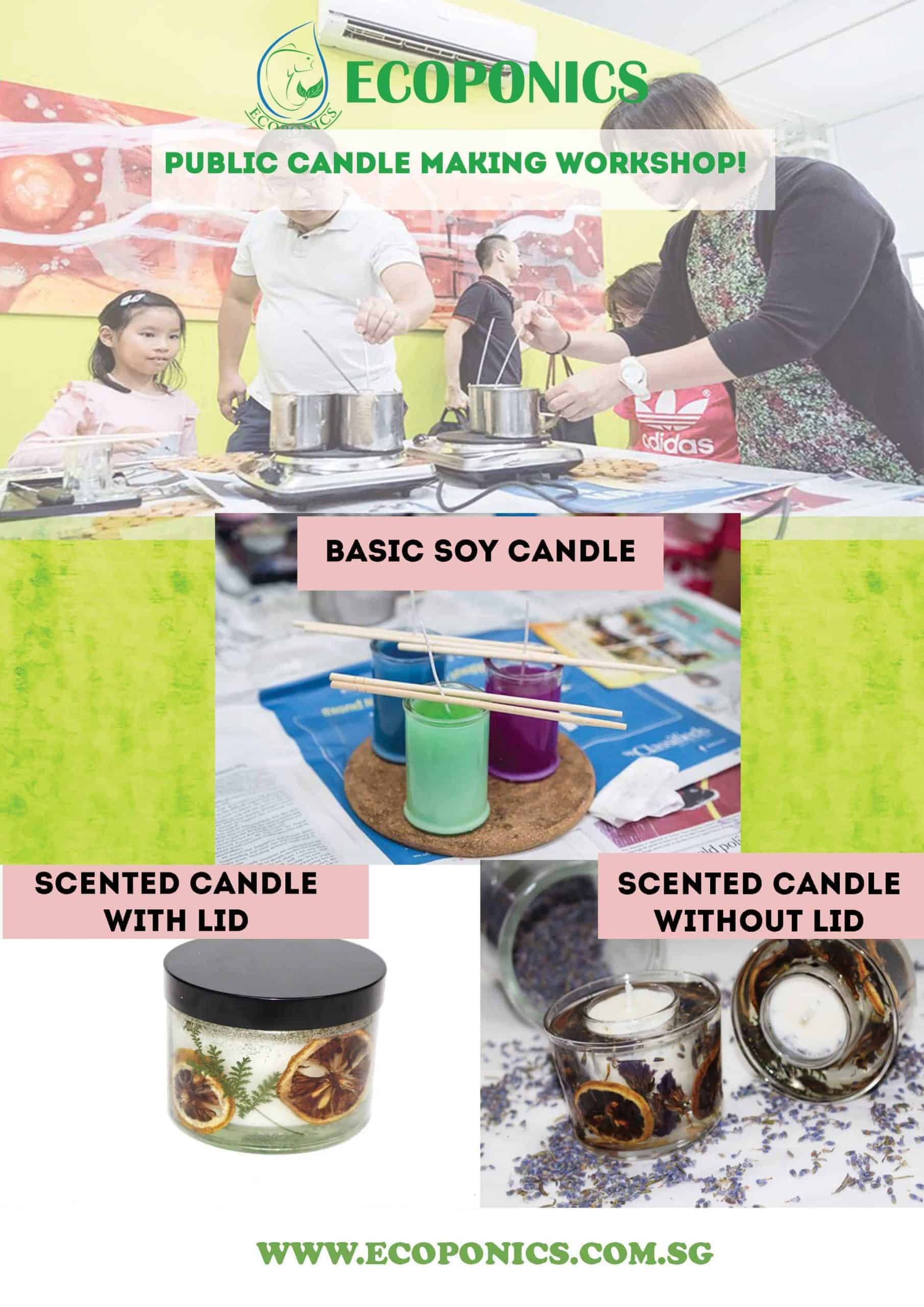 ECOPONICS public candle workshop scaled | Ecoponics Singapore | March, 2024