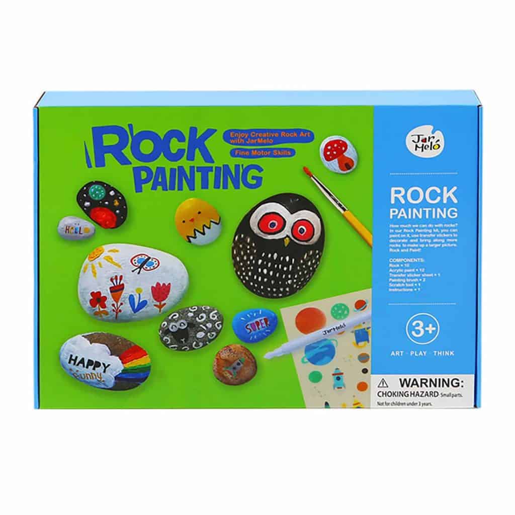 Art Experience Kit Rock Painting November 2023 Ecoponics Singapore