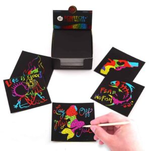 Art Experience Kit: Magic Scratch Art (100pcs)