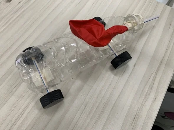 recycled toy car | Ecoponics Singapore | December, 2023